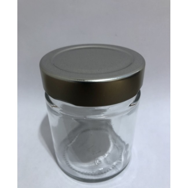 Pot en verre rond vide