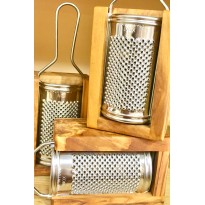 Râpe bois d'olivier / Inox 2