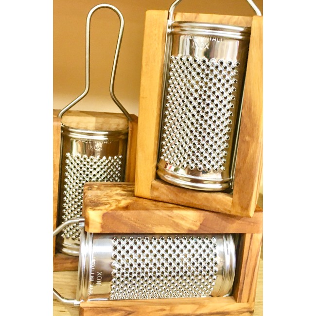 Râpe bois d'olivier / Inox